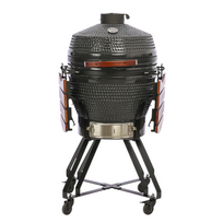 grill - TunaBone Kamado Pro 22", M dydžio, tamsiai pilka - 8 nuotrauka