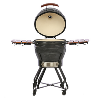 grill - TunaBone Kamado Pro 22", M dydžio, tamsiai pilka - 9 nuotrauka