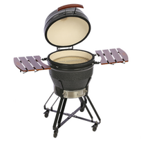 grill - TunaBone Kamado Pro 22", M dydžio, tamsiai pilka - 10 nuotrauka