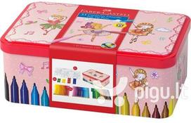 flomasteriai - Castell Connector Felt Tip Pen Set Ballerina, vienpusiai, 45 vnt. - 2 nuotrauka