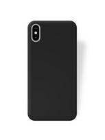 iphone 12 mini deklas - Dėklas Rubber TPU iPhone 12 mini juodas - 2 nuotrauka