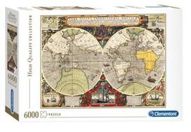 deliones puzzle 6000 - Dėlionė Clementoni Antique Nautical Map 36526, 6000 vnt. - 2 nuotrauka