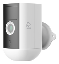 DELTACO SMART HOME baterija maitinama WiFi, skirta naudoti lauke IP54, 2MP, balta