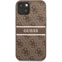 Guess "GUHCP13S4GDBR PU 4G Printed Stripe Case iPhone 13 Mini" Brown