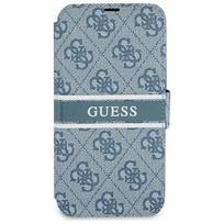 Guess "GUBKP13S4GDBL PU 4G Printed Stripe Book Case iPhone 13 Mini" Blue