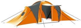 palapines tentai -  VLX Camping Tent 93181, oranžinė/pilka - 1 nuotrauka