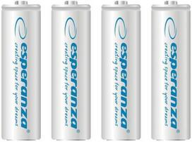 ikraunamos baterijos aa 2000 - Esperanza EZA104W 2000mAh 4-pack Blister - 1 nuotrauka