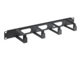 kabelio laikikliai juodi - INTELLINET 19i Cable Management Panel | 711074 - 1 nuotrauka