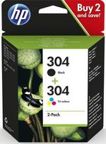 hp 304 originali - 3JB05AE (HP 304 BK/Tri-Color), Originali kasetė (HP) - 2 nuotrauka