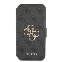 Guess "GUBKP13L4GMGGR PU 4G Metal Logo Book Case iPhone 13 Pro" Grey