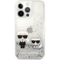 iphone 13 telefono deklas karl lagerfeld - Karl Lagerfeld "KLHCP13LGKCS Liquid Glitter Karl and Choupette Case iPhone 13 Pro" - 1 nuotrauka