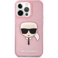 Karl Lagerfeld "KLHCP13XKHTUGLP TPU Full Glitter Karl Head Case iPhone 13 Pro Max"