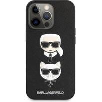Karl Lagerfeld "KLHCP13XSAKICKCBK PU Saffiano Karl and Choupette iPhone 13 Pro Max"
