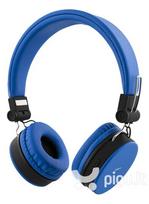 bt ausines - Ausinės STREETZ su mikrofonu, Bluetooth, sulankstomos, mėlynos / HL-BT401 - 2 nuotrauka