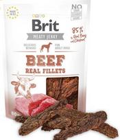 Brit Jerky Beef Real Fillets skanėstas šunims su jautiena 80g