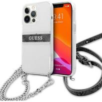 Guess "GUHCP13LKC4GBSI 4G Grey Strap Silver Chain Case iPhone 13 Pro/ 13"
