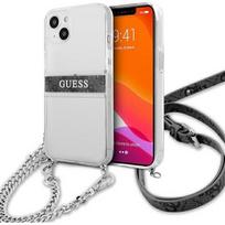Guess "GUHCP13SKC4GBSI 4G Grey Strap Silver Chain Case iPhone 13 Mini"