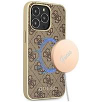 Guess "GUHMP13LG4GB 4G Collection Magsafe Case iPhone 13 Pro/ 13" Brown
