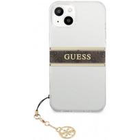 Guess "GUHCP13SKB4GBR PU/ TPU 4G Brown Stripe Case iPhone 13 Mini"