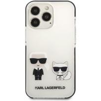 iphone 13 baltas - Karl Lagerfeld "TPE Karl and Choupette Case iPhone 13 Pro Max" White - 1 nuotrauka