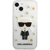 dekliukas iphone 13 mini - Karl Lagerfeld "Ikonik Flower Case iPhone 13 mini" Transparent - 1 nuotrauka