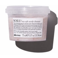 davines scrub - Davines SOLU Sea Salt Scrub Šveitiklis su jūros druska, 75ml - 1 nuotrauka