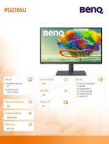 benq pd27 - BenQ PD2705U, 27" - 8 nuotrauka