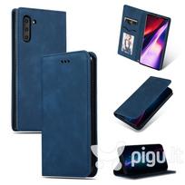 Dėklas Business Style Samsung A505 A50/A507 A50s/A307 A30s, tamsiai mėlynas