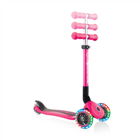 vaikiss - Globber Junior Foldable Lights, rožinis - 2 nuotrauka