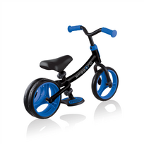 globber go bike - Balansinis dviratis Globber GO Bike DUO Navy Blue - 2 nuotrauka