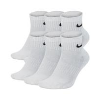 Nike Everyday Cushion Ankle 6Pak SX7669-100 kojinės sportui (91382) (Balta spalva, XL ( 46 - 50 ) dydis)