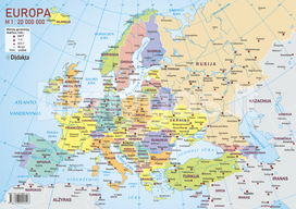 europos politinis zemelapis - Europa. Politinis žemėlapis - 2 nuotrauka