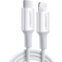 usb type c laidas - Ugreen USB Type to C Lightning MFI cable 3A 18W, 1m White - 1 nuotrauka