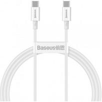 usb type c laidas - Baseus CATYS-B02 Superior Series White - 1 nuotrauka
