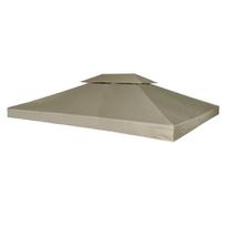 Pakait. pavėsinės uždangalas, 310g/m², smėlio sp., 3x4m