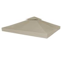 3x3 pavesine lauko - 2 pakopų viršut. pavės. uždang., 310 g/m², 3x3m, taupe sp. - 1 nuotrauka