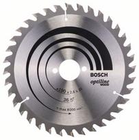 pjovimo diskas medienai -  Bosch Professional 2608640616 Circular Saw Blade Optiline Wood 190x30mm - 1 nuotrauka