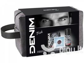 dezodorantai purskiami - Rinkinys vyrams Denim Black: Losjonas po skutimosi 150 ml. + Purškiamas dezodorantas 150 ml. + kosmetinė - 1 nuotrauka