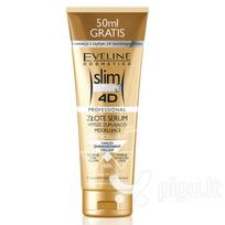 eveline slim - Anticeliulitinis liekninamasis serumas su aukso dalelėmis Eveline Slim Extreme 4D 250 ml - 2 nuotrauka