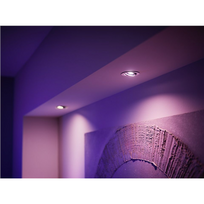 led lemputes gu10 - Philips Hue WCA Starter Kit 4,3W GU10 3pcs, Bridge, Switch - 4 nuotrauka