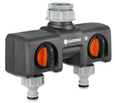 vandens skirstytuvas - Sujungimas Gardena 2 Faucet Connector - 2 nuotrauka