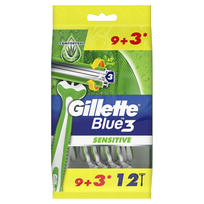 Gillette Blue 3 Sensitive, 12 vnt.