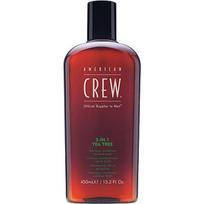 american crew duso zele - American Crew 3in1 Tea Tree - šampūnas /kondicionierius/ dušo želė, 450ml - 1 nuotrauka