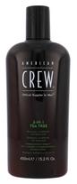 american crew duso zele - American Crew 3in1 Tea Tree - šampūnas /kondicionierius/ dušo želė, 450ml - 2 nuotrauka