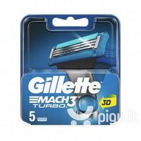 Skustuvo galvutės Gillette Mach 3 Turbo, 5 vnt.