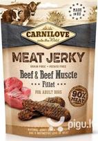 carnilove skanestai sunims - Carnilove Jerky skanėstai šunims su jautiena 100g - 2 nuotrauka