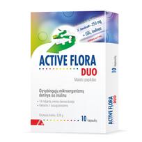 bakterijos - Active Flora DUO, 10 kapsulių - 2 nuotrauka