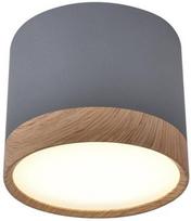 led tubes - Candellux Tube Downlight 9W LED 4000K 7.5cm Gray /Wood - 2 nuotrauka