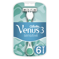 venus skustuvas - Skustuvas Gillette Venus 3 Sensitive, 6 vnt. - 2 nuotrauka