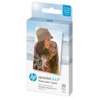 foto popierius 2x3 - HP photo paper Sprocket Zink 5x7.6cm 20 sheets - 2 nuotrauka